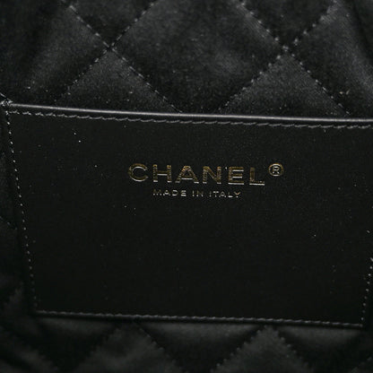 Chanel Shiny Caviar Quilted Monochrome Mini Chanel 22 Black 6 of 10