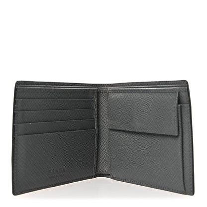 Prada Saffiano Tri-Color Bi-Fold Wallet Baltico Girasole Marmo 5 of 10