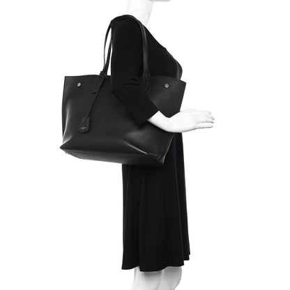 Louis Vuitton Calfskin Lockme Go Tote Black 2 of 11