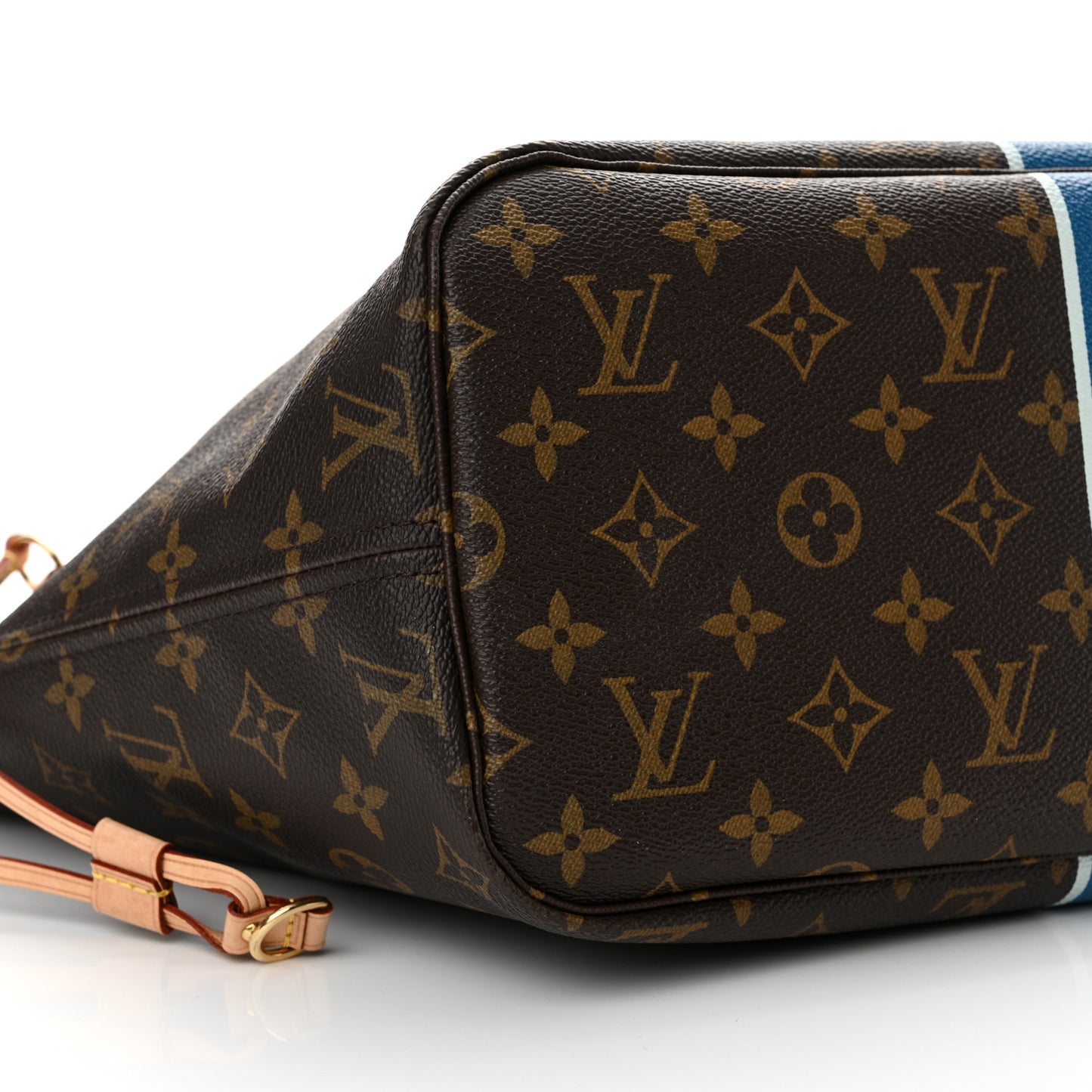 Monogram My LV Heritage Neverfull MM Blue De France White