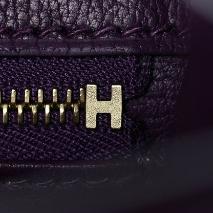 Hermes Madame Calfskin Birkin Sellier 25 Cassis 22 of 34