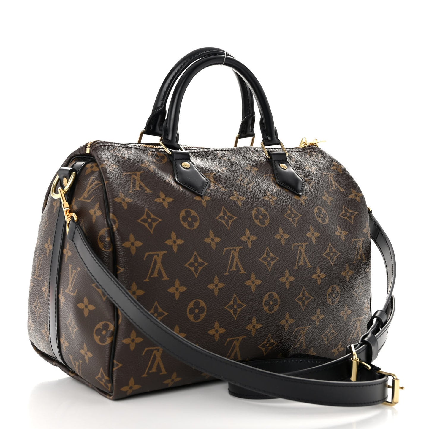 Monogram My World Tour Speedy Bandouliere 30 Black
