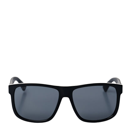Gucci Web Square Frame GG0010S Sunglasses Black 3 of 9