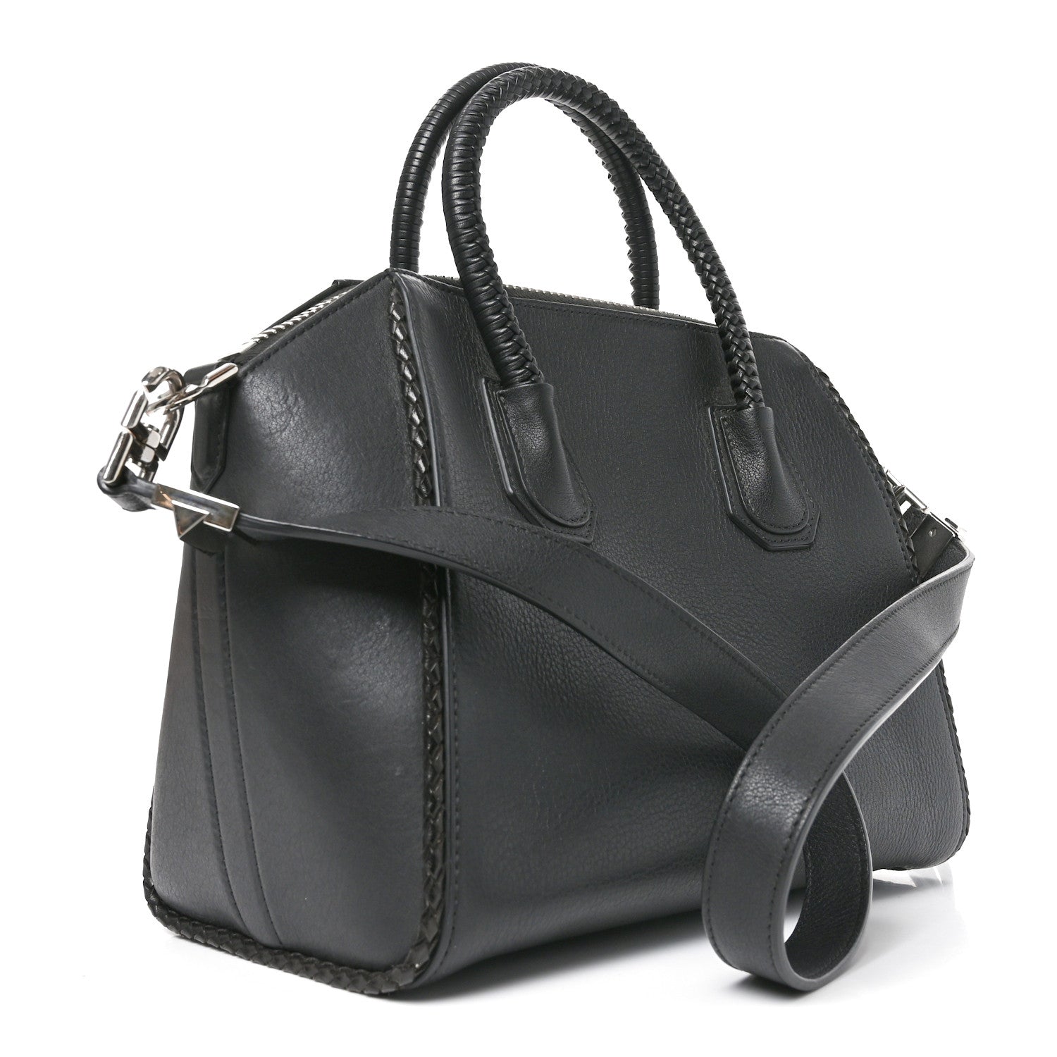 Givenchy Calfskin Braid Small Antigona Black 3 of 10