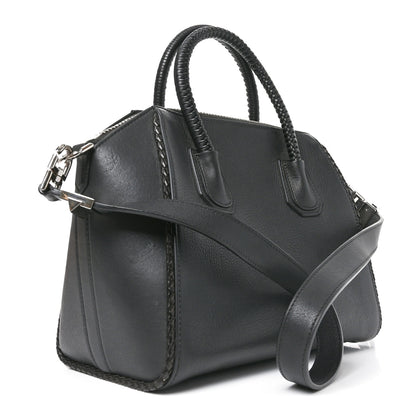 Givenchy Calfskin Braid Small Antigona Black 3 of 10