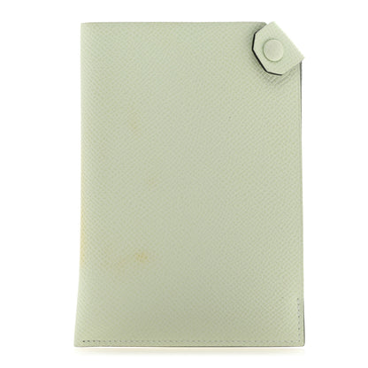 Hermes Epsom Tarmac PM Passport Holder Vert Fizz 1 of 10
