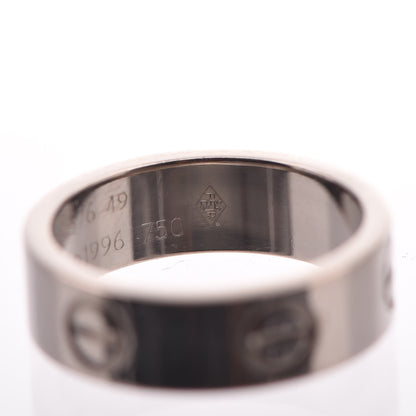 Cartier 18K White Gold 5.5mm LOVE Ring 49 4.75 3 of 4
