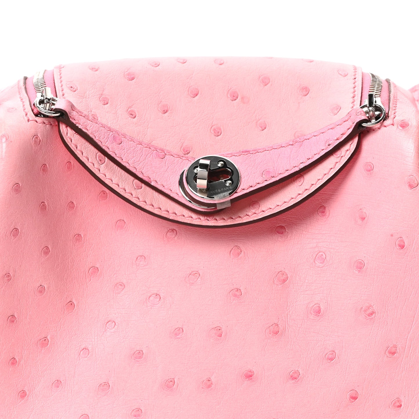 Ostrich Mini Lindy 20 Rose Bubblegum