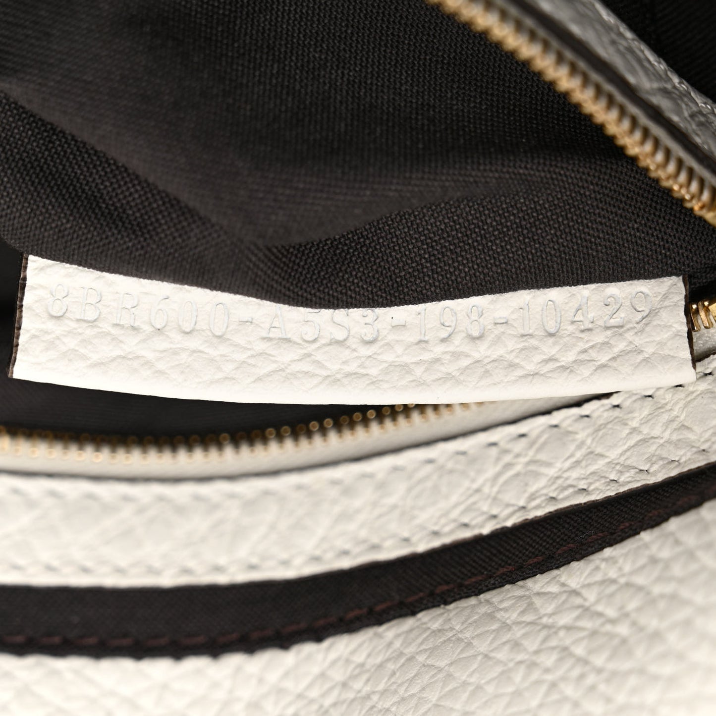 X FILA Calfskin Mania Fringe Baguette White