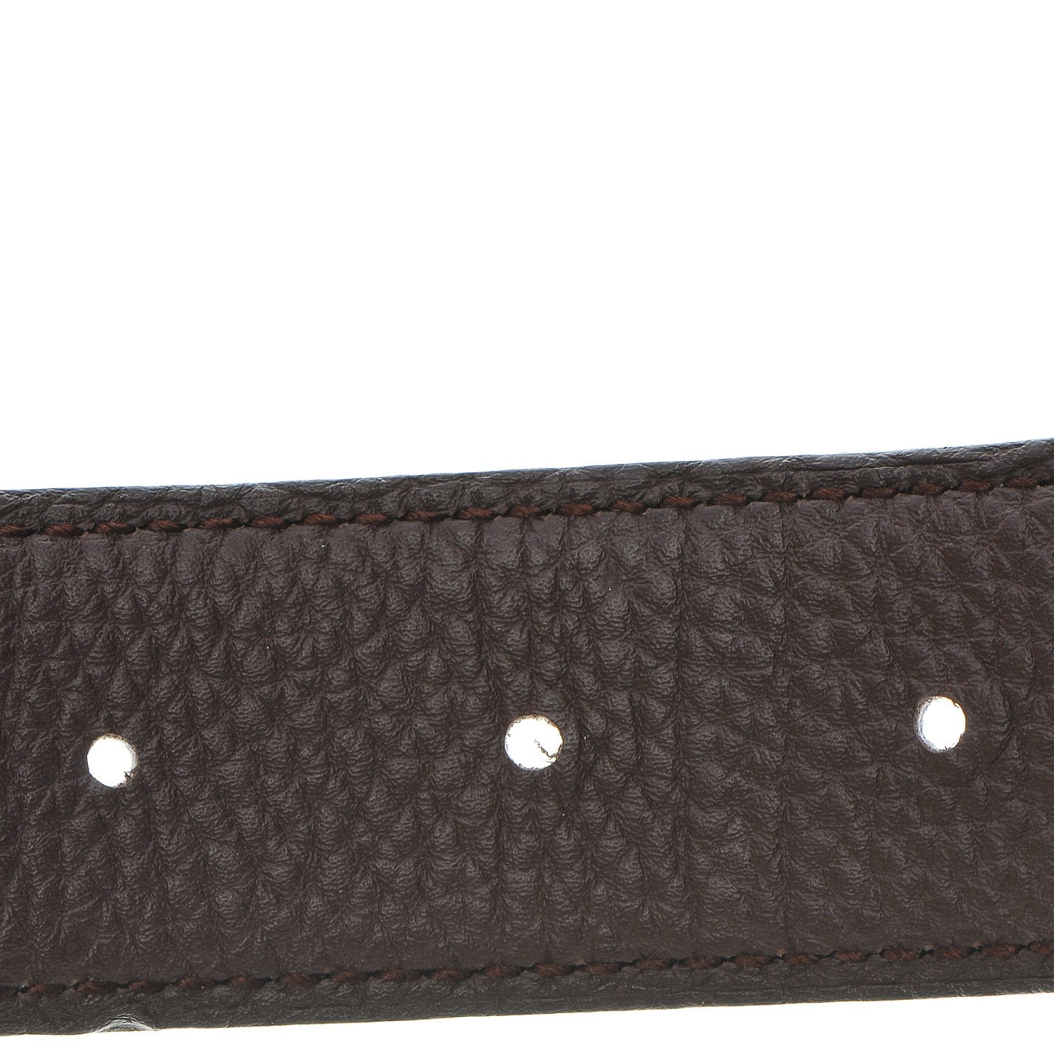 Hermes Swift Togo 32mm Belt Strap 95 Black Chocolate 4 of 7