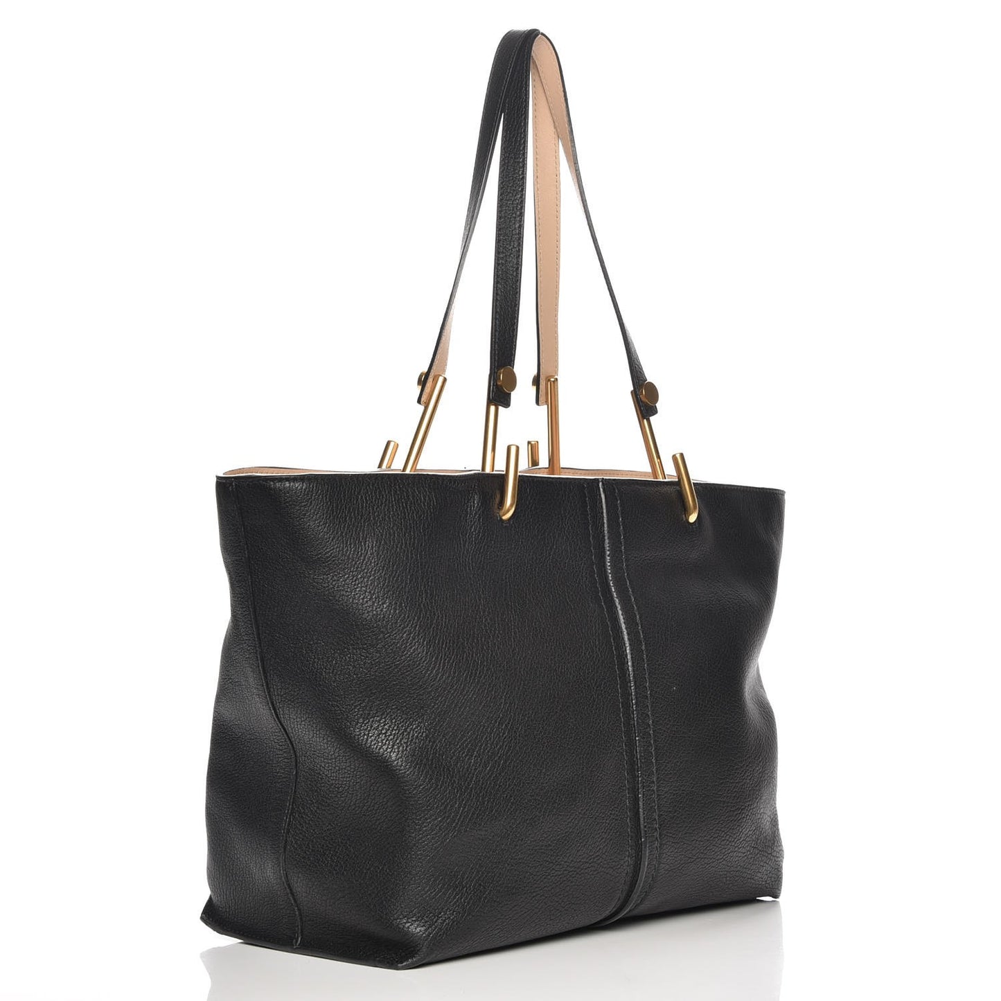 Grained Lambskin Keri Tote Black