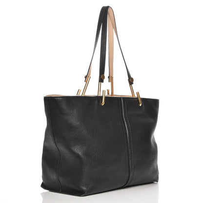 Chloe Grained Lambskin Keri Tote Black 3 of 7