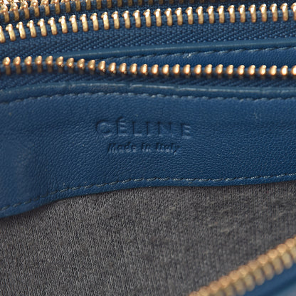 Celine Lambskin Small Trio Crossbody Bag Denim 11 of 13