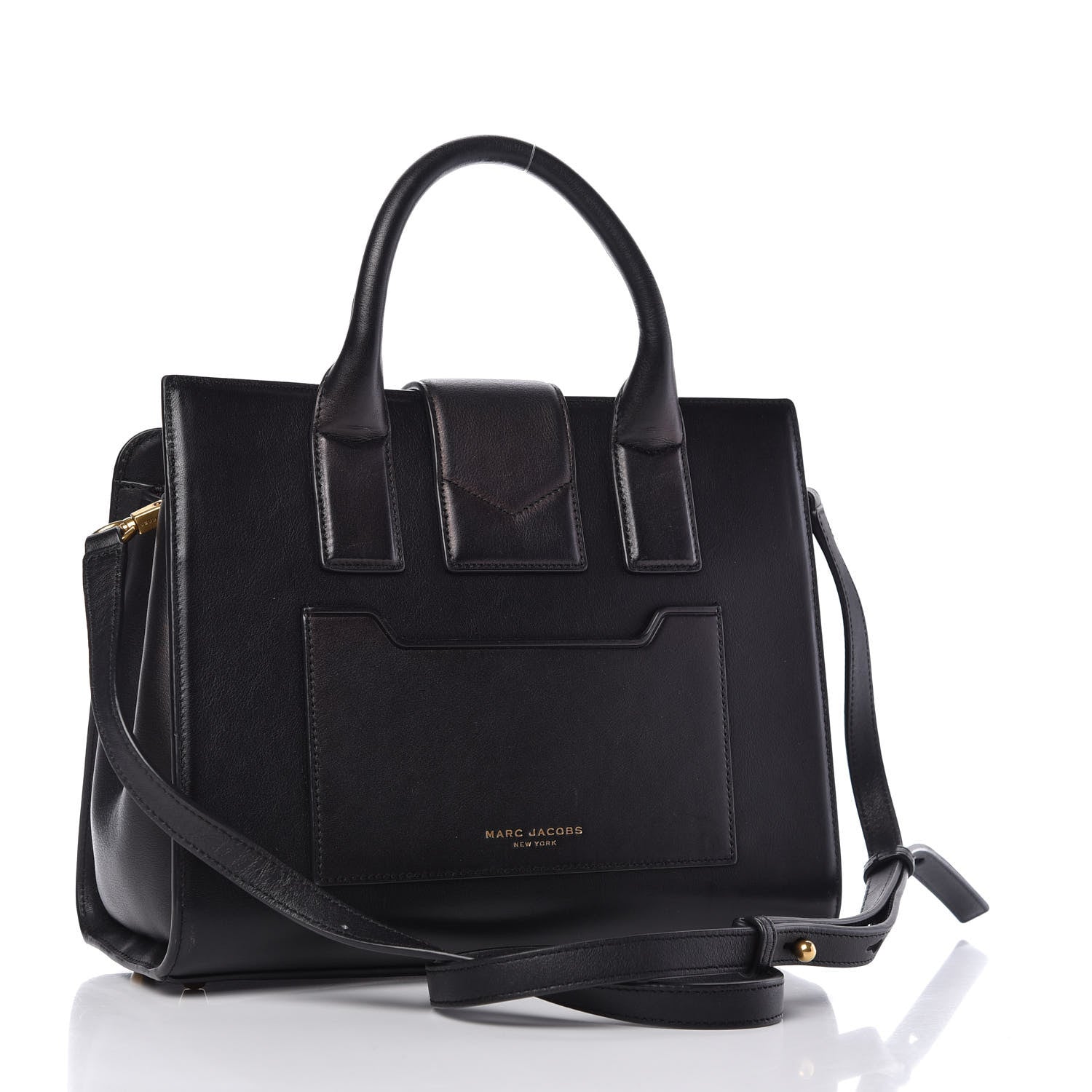 Marc Jacobs Calfskin Small West End Top Handle Bag Black 3 of 10