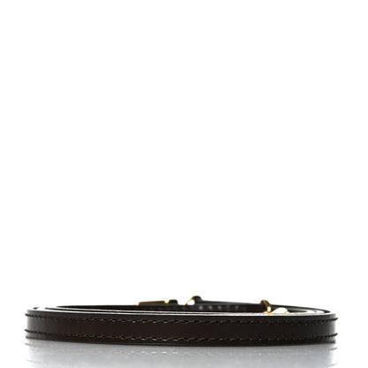 Louis Vuitton Calfskin 12mm Adjustable Shoulder Strap Brown 2 of 3