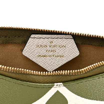 Louis Vuitton Monogram Giant Micro Pochette Accessories Kaki White 6 of 15