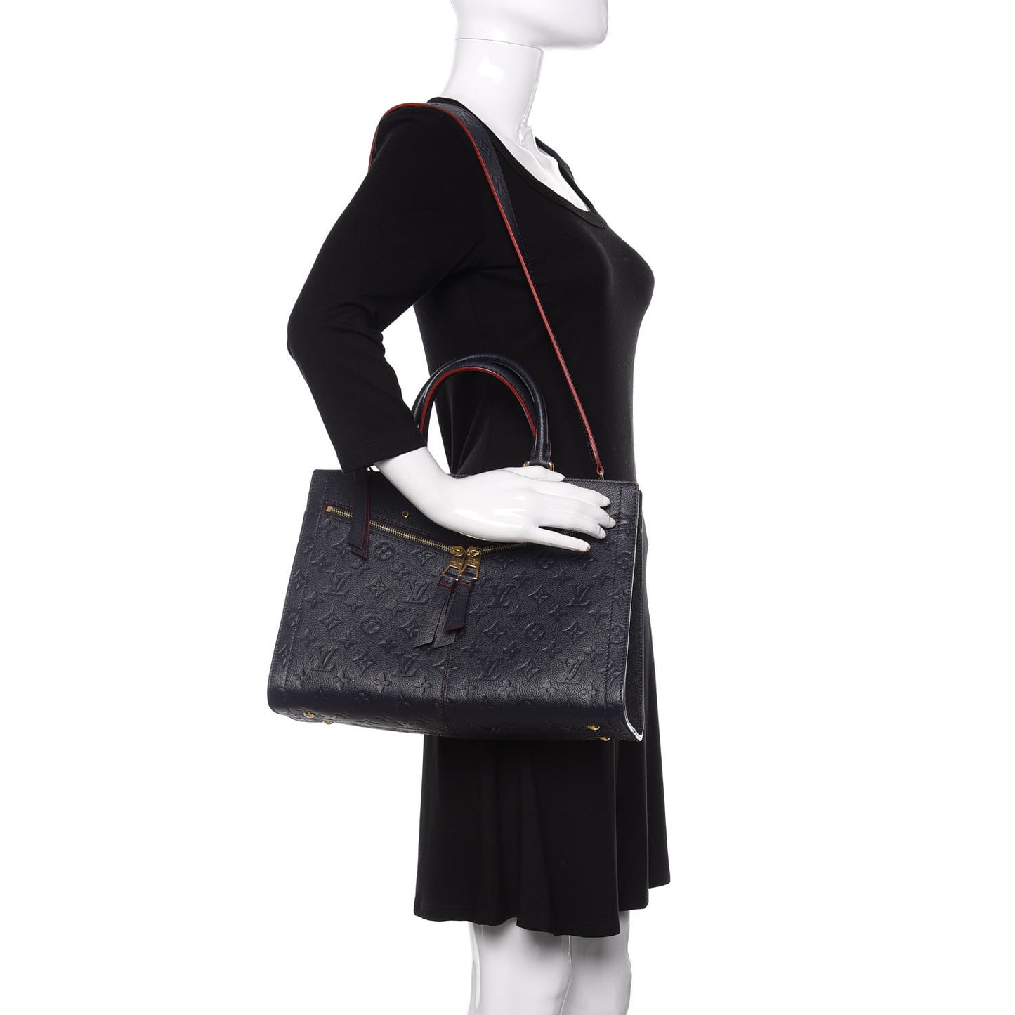 Empreinte Sully MM Marine Rouge