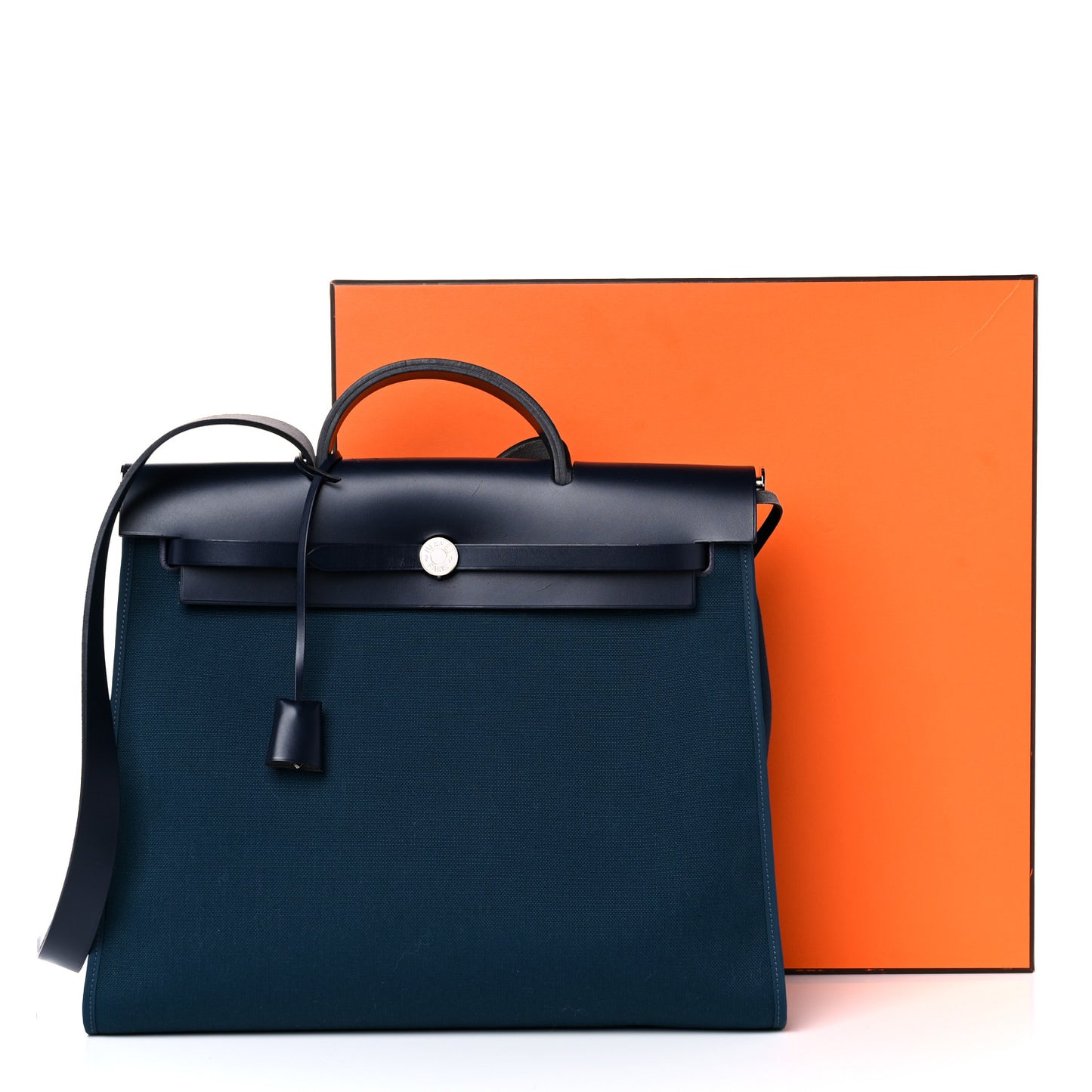Toile Vache Hunter Herbag Zip 39 MM Bleu Ocean Bleu Indigo