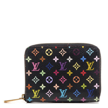 Louis Vuitton Monogram Multicolor Zippy Coin Purse Black 1 of 6