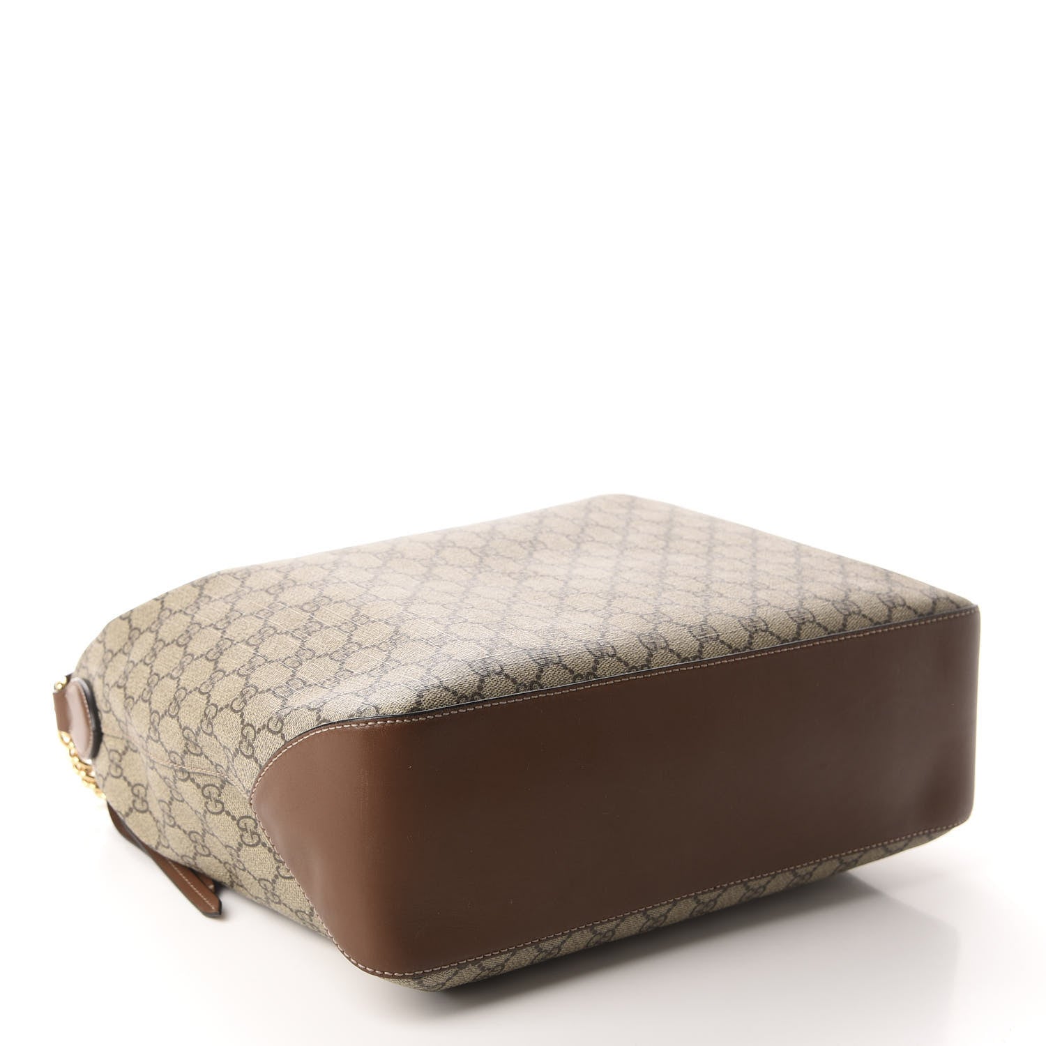 Gucci GG Supreme Monogram Large Linea A Hobo Light Brown 3 of 10