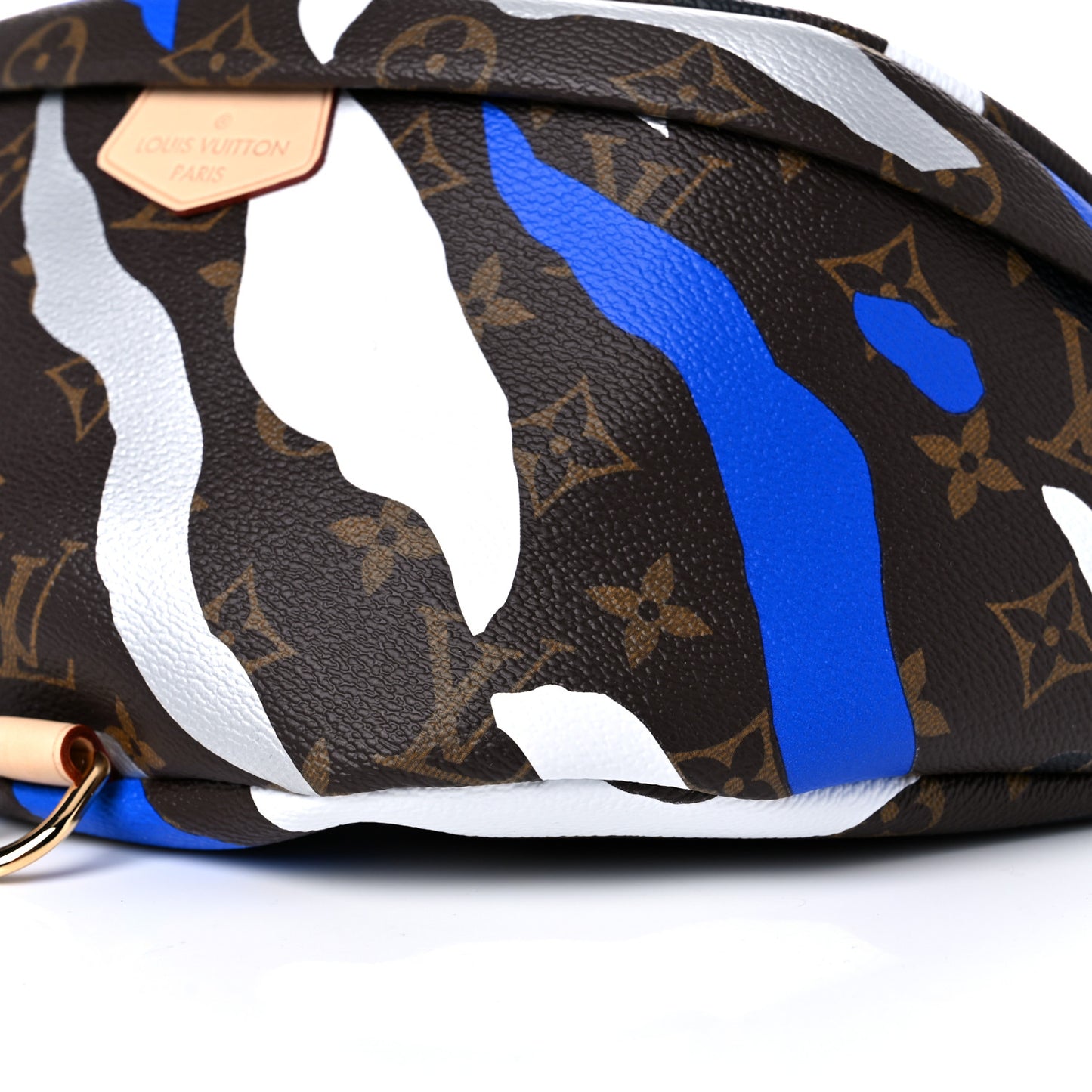 X LOL Monogram Bumbag Blue Silver