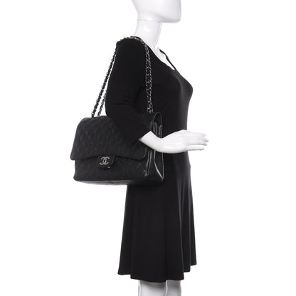 Chanel Caviar Quilted Maxi Double Flap Black 3 of 13