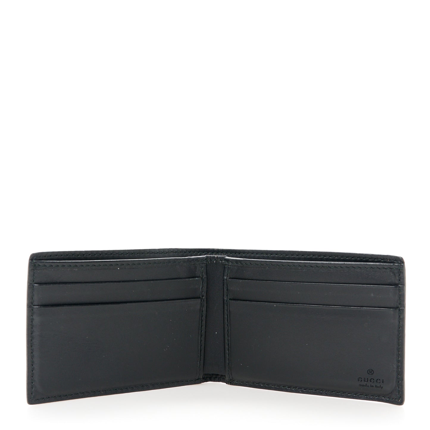 GG Supreme Monogram Kingsnake Bi-Fold Wallet Beige