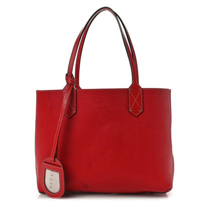 Gucci GG Supreme Monogram Small Reversible Tote Beige Red 3 of 16