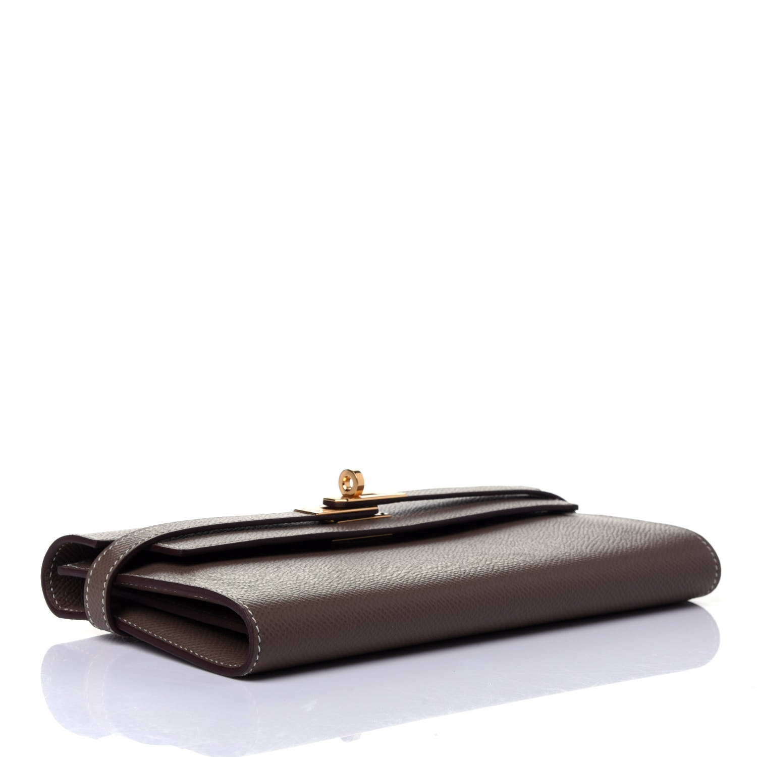 Hermes Epsom Kelly Longue Wallet Etoupe 3 of 5