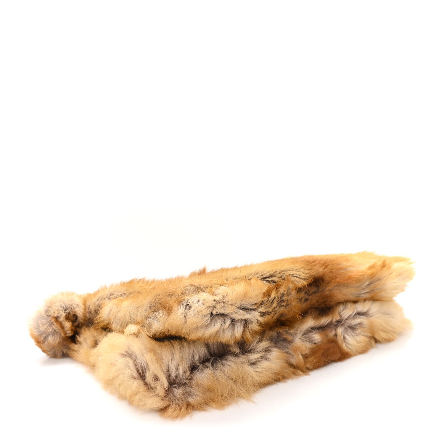 Fendi Shearling Suede Large Soft Peekaboo Beige 4 of 9