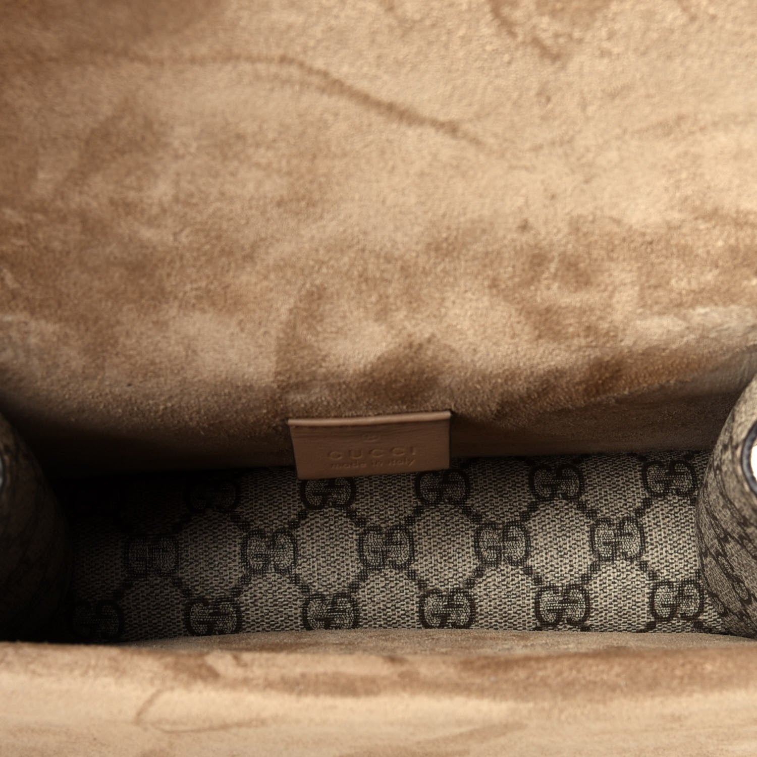 Gucci GG Supreme Monogram Mini Dionysus Shoulder Bag Taupe 5 of 10