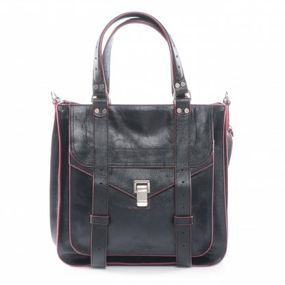 Proenza Schouler Leather PS1 Tote Black and Pink 1 of 7