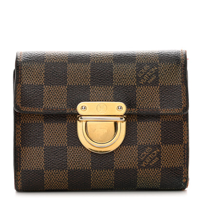 Louis Vuitton Damier Ebene Koala Compact Wallet 1 of 10