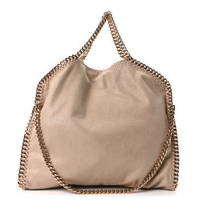 Stella McCartney Shaggy Deer Falabella Fold Over Tote Taupe 1 of 10