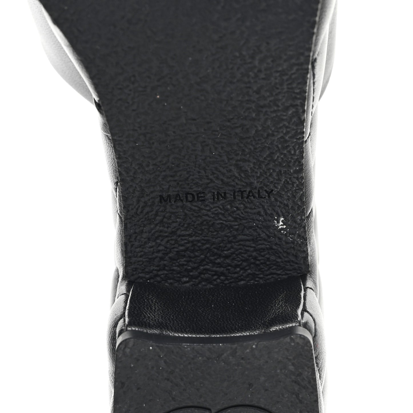 Lambskin Quilted CC Platform Mules 41 Black