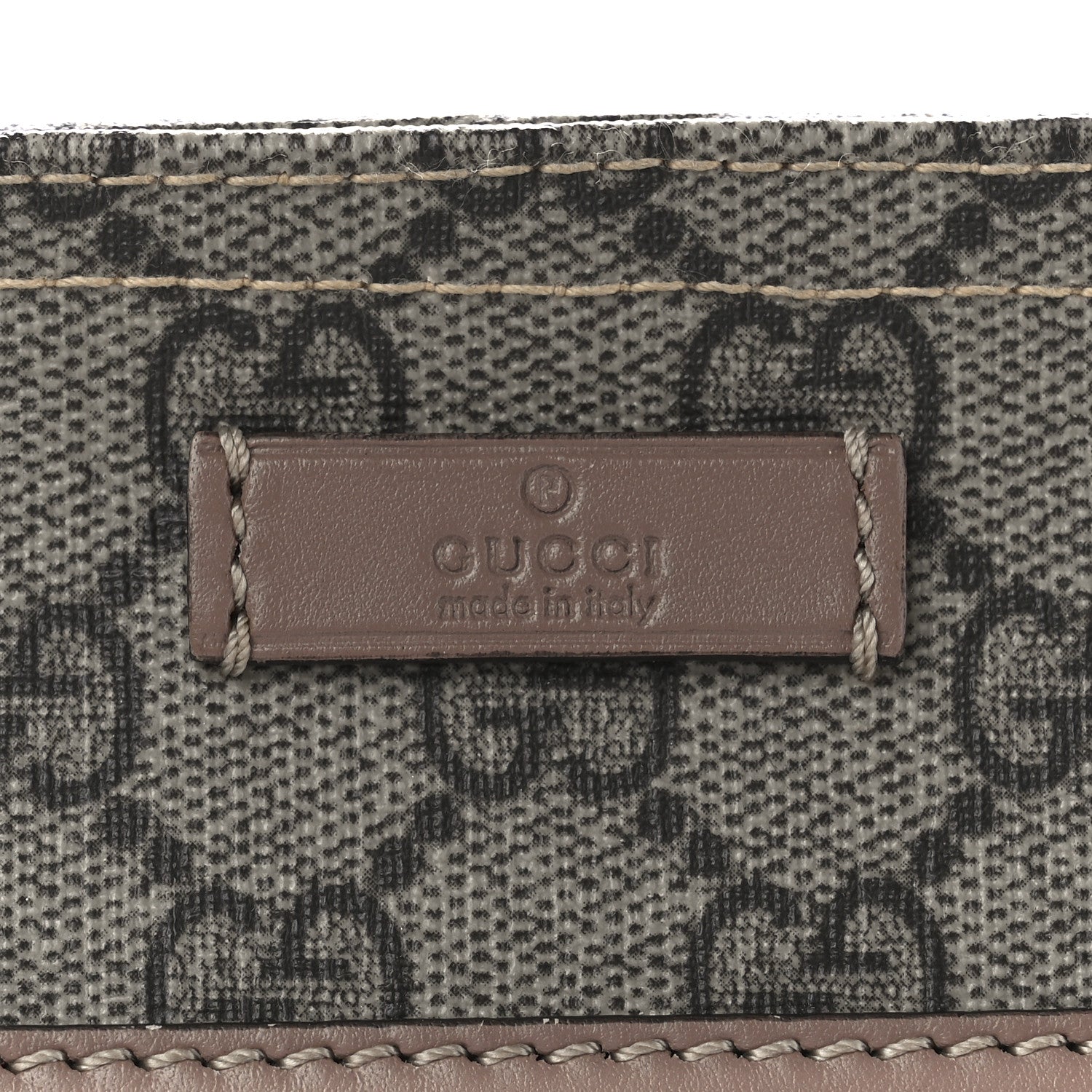 Gucci GG Supreme Monogram Small Flat Messenger Bag Light Brown 9 of 13