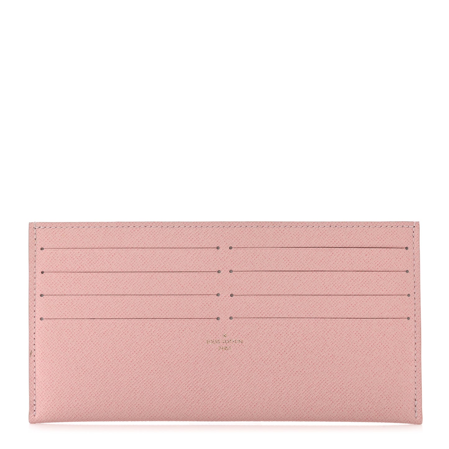 Calfskin Felicie Card Holder Insert Rose Ballerine