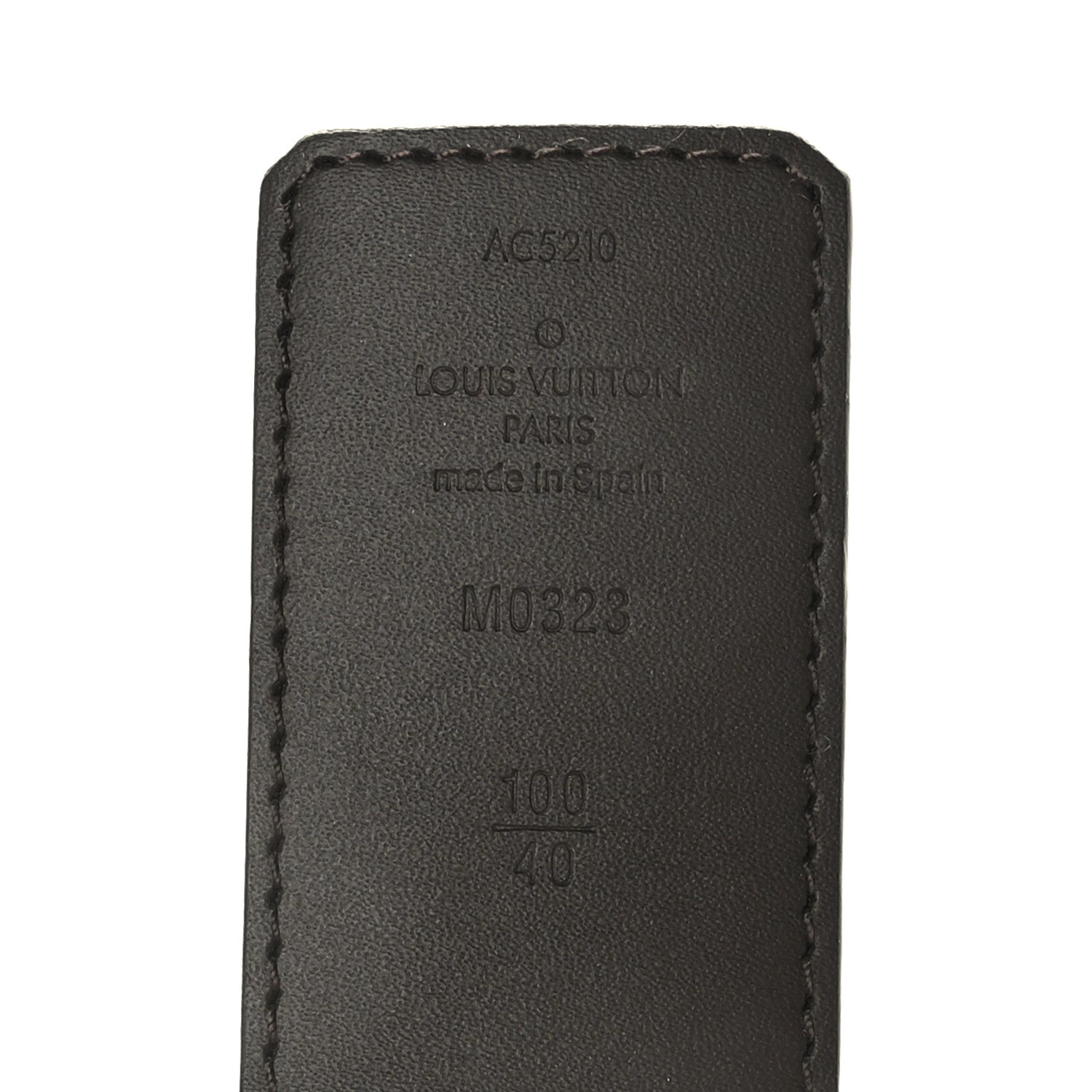 Louis Vuitton Monogram Calfskin 40mm LV Initiales Reversible Belt 100 40 3 of 7