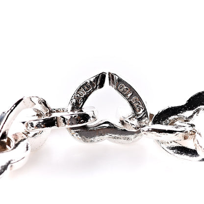 Tiffany Sterling Silver 18K Yellow Gold Heart Links Bracelet 4 of 4
