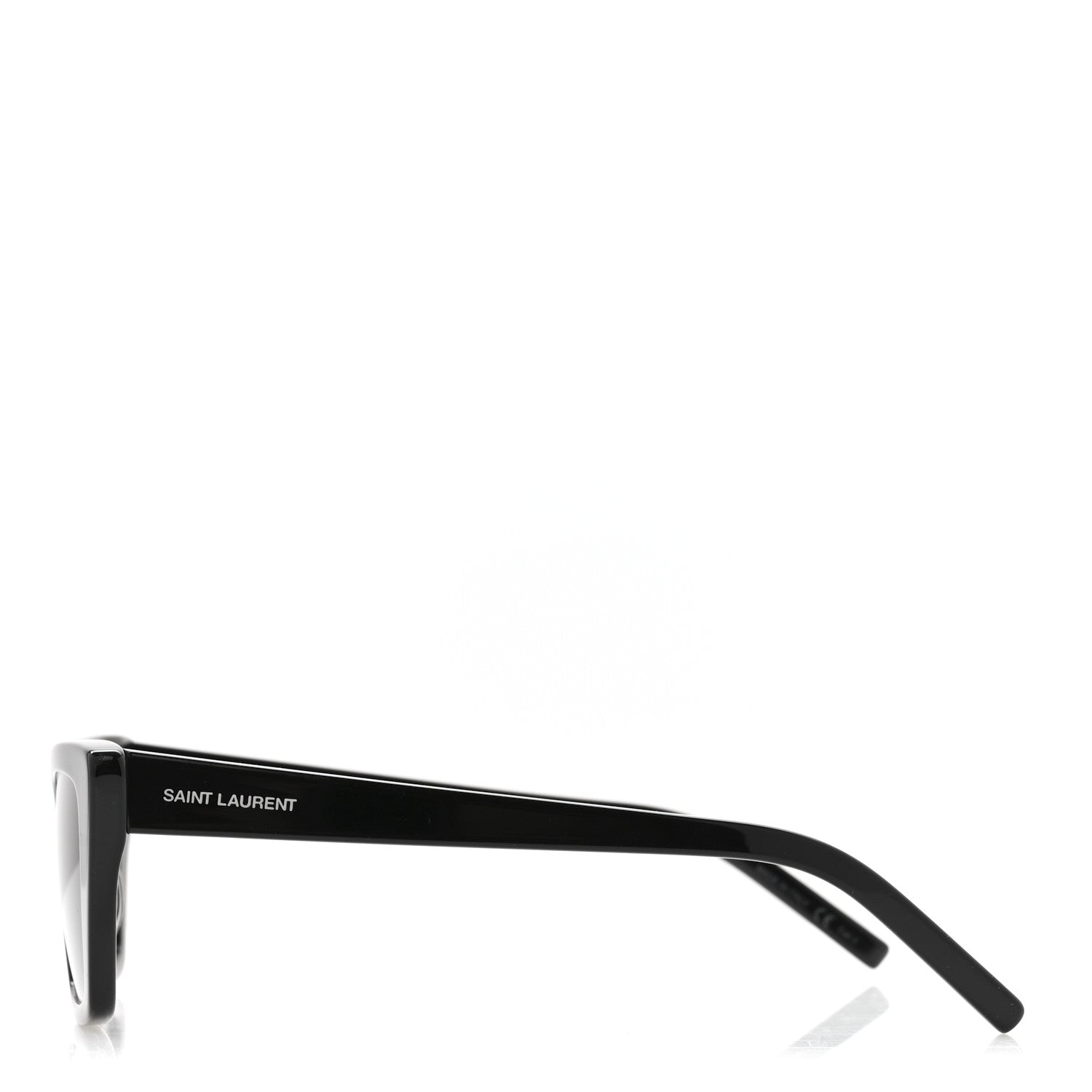 Saint Laurent Acetate Mica Cat Eye Sunglasses SL 276 Black 3 of 8