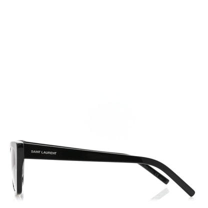 Saint Laurent Acetate Mica Cat Eye Sunglasses SL 276 Black 3 of 8