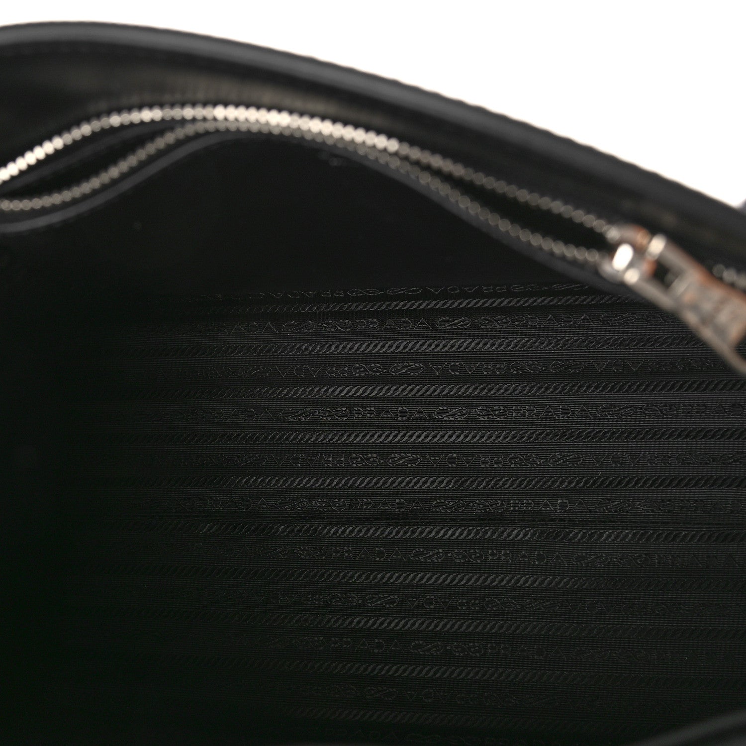 Prada Saffiano Cuir Calfskin Medium Monochrome Top Handle Tote Black 5 of 9