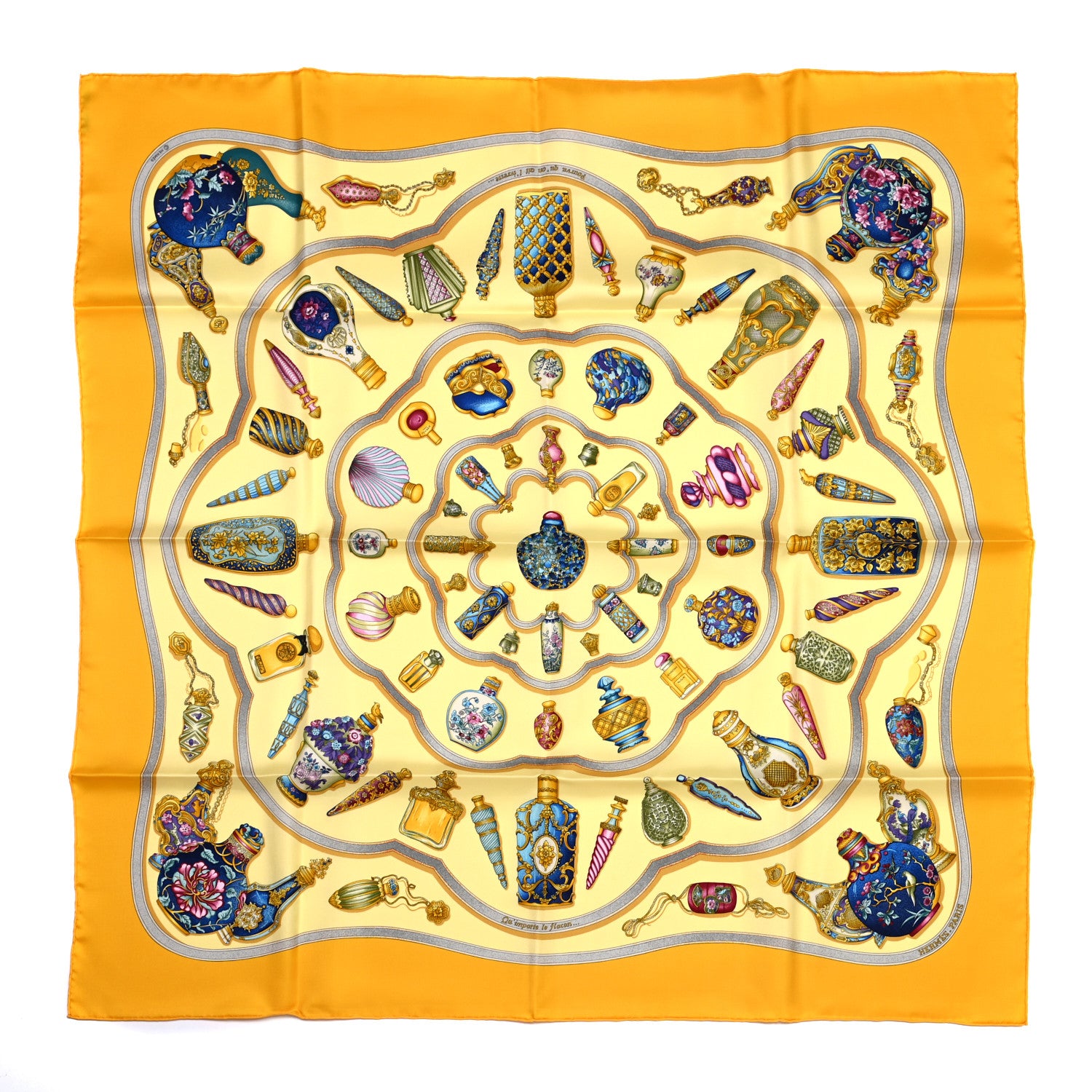 Hermes Silk Qu Importe Le Flacon Scarf 90 2 of 10