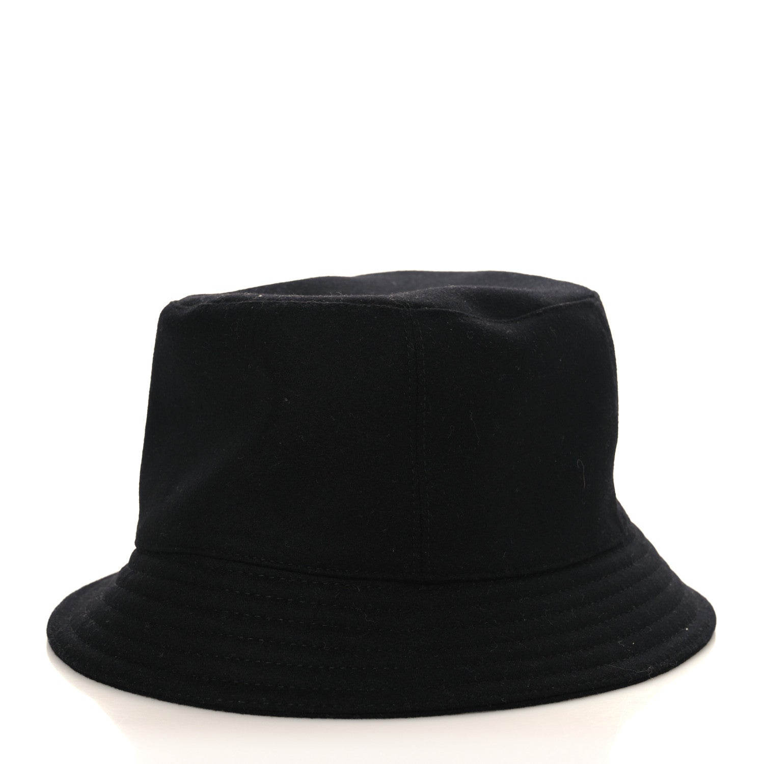 Hermes Cashmere Calvi Bucket Hat 59 Black 1 of 8