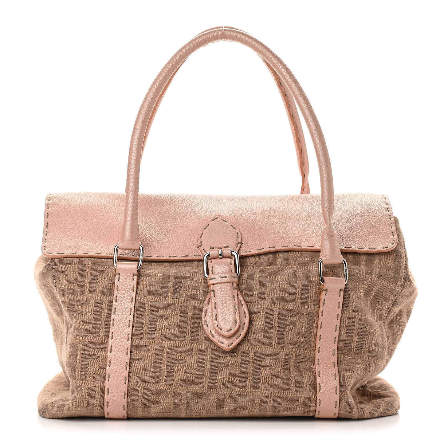 Zucca Cuoio Shoulder Bag Cipria