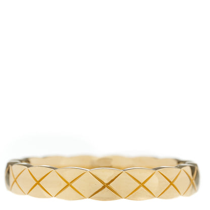 Chanel 18K Yellow Gold Mini Coco Crush Ring 50 5.25 1 of 6
