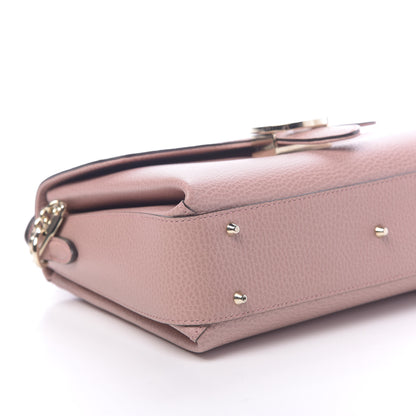 Gucci Dollar Calfskin Interlocking G Top Handle Shoulder Bag Soft Pink 8 of 10