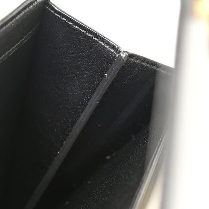 Saint Laurent Smooth Shiny Calfskin Uptown Chain Wallet Black Crema Soft 9 of 9