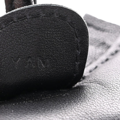 Hermes Milo Lambskin Matte Alligator Touch Grigri Rodeo Horse Bag Charm PM So Black 4 of 5
