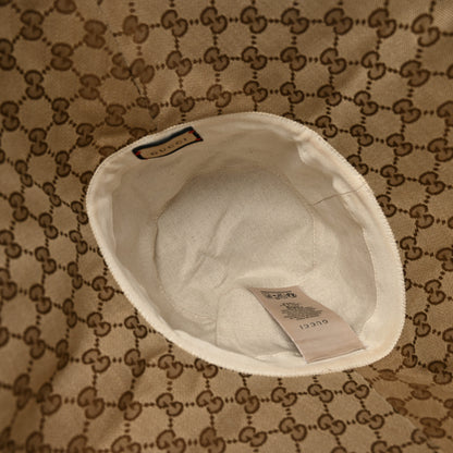 Gucci Monogram Wide Brim Hat S Beige 6 of 9